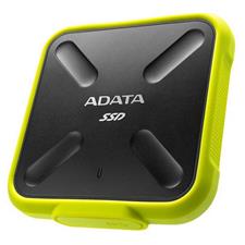 Adata SD700 512GB USB 3.1 Portable External Rugged SSD Hard Drive - Yellow ASD700-512GU31-CYL