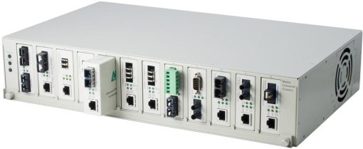 ALLOY DCR12RAC Media Converter Chassis with Dual Redundant AC Power Modules