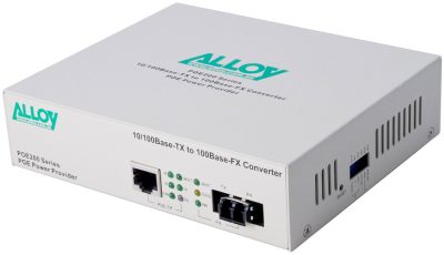 ALLOY POE200LC PoE PSE Fast Ethernet Media Converter