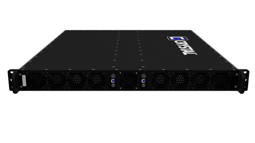 CRYSTAL GROUP RS1004L21X2 Rugged 1U Twin Server