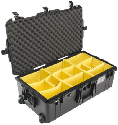 Pelican 1615 Air Case-Padded Dividers-Black - 016150-0041-110