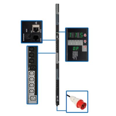 PDU3XVS6G20 11.5kW 3-Phase Switched PDU