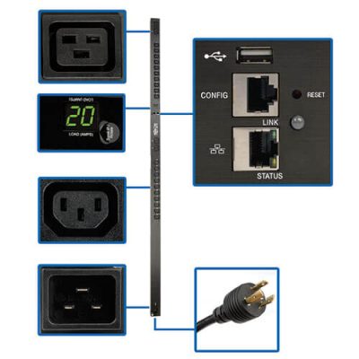 PDUMNV20HVLX 3.7kW Single-Phase 208/230V Monitored PDU