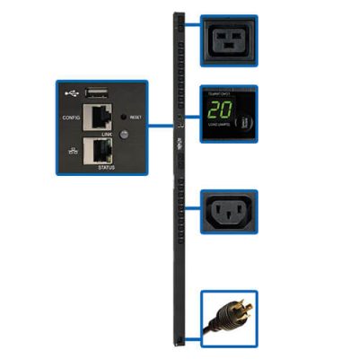 PDUMV20HVNETLX 3.7kW Single-Phase Switched PDU