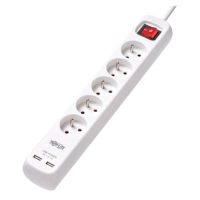 PS5F3USB 5-Outlet Power Strip with USB Charging