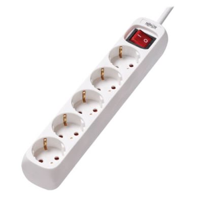 PS5G15 5-Outlet Power Strip - German Type F Schuko Outlets