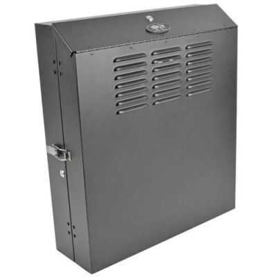 SRWF4U SmartRack 4U Low-Profile Vertical-Mount Switch-Depth Wall-Mount Rack Enclosure Cabinet