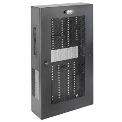 SRWF6UMOD SmartRack 3U Low-Profile Vertical-Mount Switch-Depth Wall-Mount Structured Wiring Enclosure