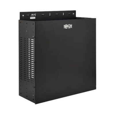 SRWO2UBRKT SmartRack 2U Low-Profile Vertical-Mount Vented Wall-Mount Mini Rack Enclosure