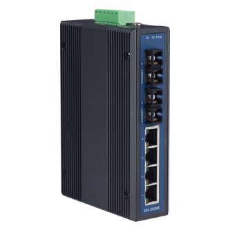 Advantech EKI-2526M 4FE+2FE ST Multi-mode Unmanaged Ethernet Switch