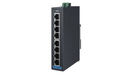 Advantech EKI-2528NI 5FE Unmanaged Ethernet Switch, -40~75℃