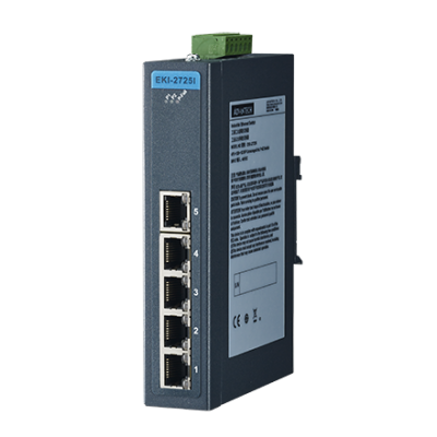 Advantech EKI-2725 5 port Full Gigabit Unmanaged Ethernet Switch