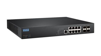 Advantech EKI-7412G-4X EKI-7412G-4XP 10G Ethernet switch is ideal for large-scale networks like surveillance applications that involve high-resolution videos and images