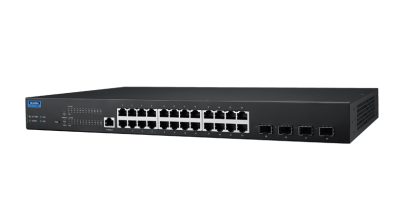 Advantech EKI-7428G-4XP 24GE+4 10G SFP L2 Managed PoE Switch