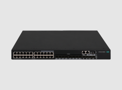 R8M25A HPE FlexNetwork 5520HI 24G 4SFP+ 24 10/100/1000BASE-T 4 10G/1G BASE-X SFP+ 1 Exp 2 PS Slot Switch