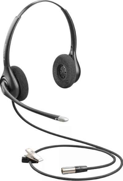 Poly HW261N-DC Supraplus Professional Headset With Two Independent Receiver Channels