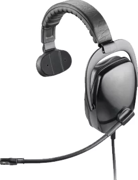 Poly SDR 2141-02: Monaural, NC Dynamic Microphone, 4 Pin Supra Quick Disconnect