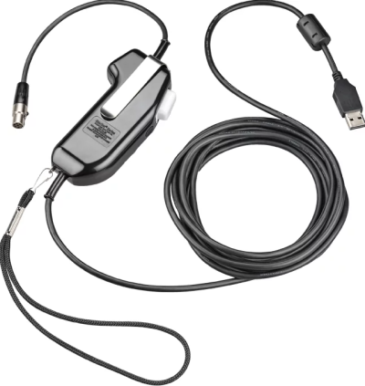 Poly Corded SHS 2371-12: USB - PTT, Stereo, Serial Number Embedded
