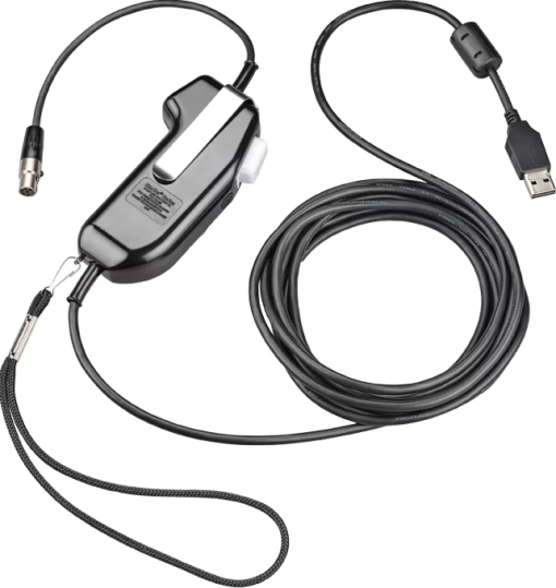Poly Corded SHS 2355-12: USB - PTT, Mono, Serial Number Embedded