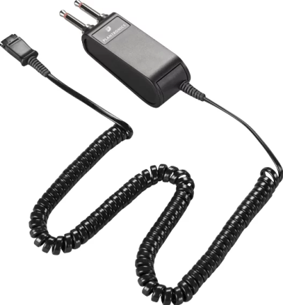 Poly P10 Adapter (4-Wire), Unamplified Receiver SHS 1963-03: 10 Foot Coil Cable - Heavy Duty
