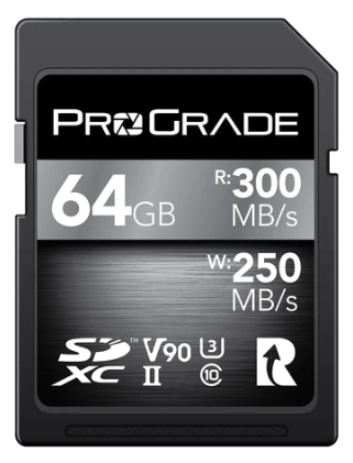 ProGrade Digital 64GB SDXC UHS-II V90 300R Memory Card