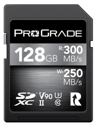 ProGrade Digital 128GB SDXC UHS-II V90 300R Memory Card