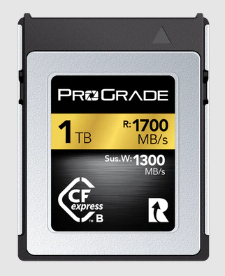 ProGrade Digital 1TB CFexpress™ 2.0 Type B Memory Card (Gold) 1700