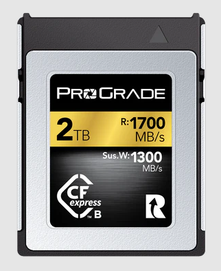 ProGrade Digital 2TB CFexpress™ 2.0 Type B Memory Card (Gold) 1700