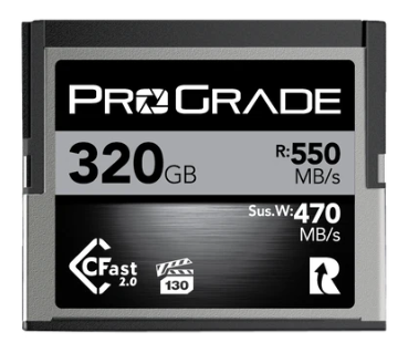 PGCFA320GCRNA ProGrade Digital 320GB CFast™ 2.0 Cobalt Memory Card