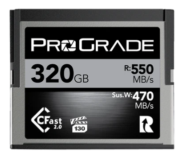 ProGrade Digital 320GB CFast™ 2.0 Cobalt Memory Card