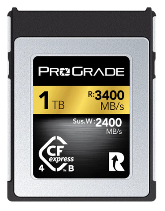 ProGrade Digital 1TB CFexpress™ Type B 4.0 Memory Card (Gold)