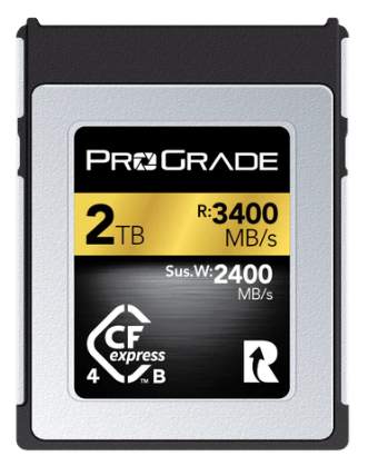 ProGrade Digital 2TB CFexpress™ Type B 4.0 Memory Card (Gold)