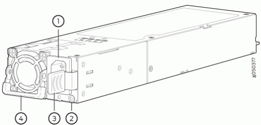 Juniper JPSU-1600W-DC-AFO DC Power Supply