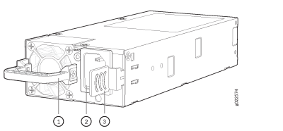 Juniper JPSU-550-C-AC-AFI EX4400 550 W AC Power Supply