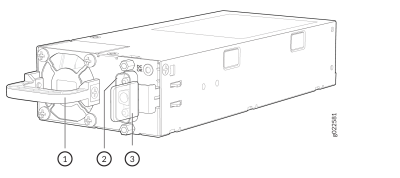 Juniper JPSU-550-C-DC-AFO EX4400 550 W DC Power Supply
