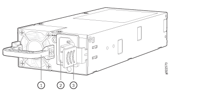 Juniper JPSU-1050-C-AC-AFO EX4400 1050 W AC Power Supply
