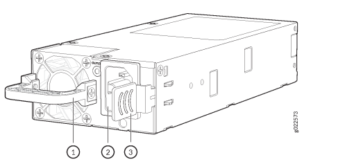 Juniper JPSU-1050-C-AC-AFO EX4400 1050 W AC Power Supply