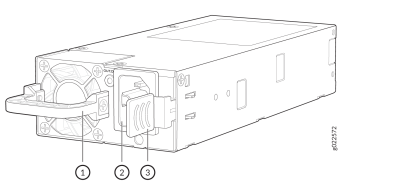 Juniper JPSU-1600-C-AC-AFO EX4400 1600 W AC Power Supply