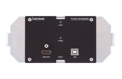 Lightware FP-VINX-110P-HDMI-ENC-GES4 Floorplate AV Over IP Scaling Multimedia Extender with USB K+M and PoE Support