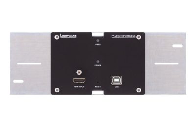 Lightware FP-VINX-110P-HDMI-ENC-MKM Floorplate AV Over IP Scaling Multimedia Extender with USB K+M and PoE Support
