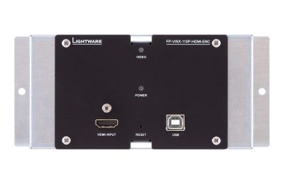 Lightware FP-VINX-110P-HDMI-ENC-MKS Floorplate AV Over IP Scaling Multimedia Extender with USB K+M and PoE Support