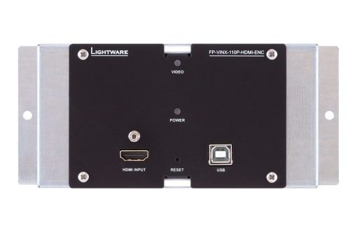 Lightware FP-VINX-110P-HDMI-ENC-MKS Floorplate AV Over IP Scaling Multimedia Extender with USB K+M and PoE Support
