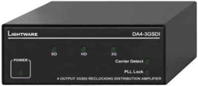 Lightware DA4-3GSDI SD/HD/3G SDI Distribution Amplifier with 4 Outputs