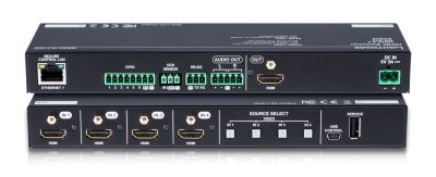Lightware MMX2-4x1-H20 HDMI 2.0 Switcher with Breakout Audio, Occupancy Sensor Input and Various Control Features