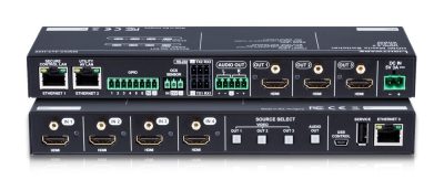 Lightware MMX2-4x3-H20 HDMI 2.0 Matrix Switcher with Breakout Audio, Occupancy Sensor Input and Various Control Features