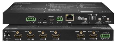 Lightware MMX4x2-HDMI 4x2 HDMI Matrix Switcher with Breakaway Analog Audio