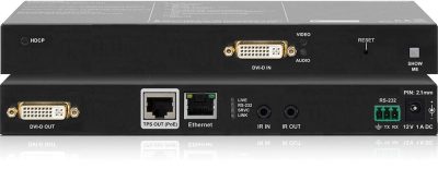 Lightware DVI-HDCP-TPS-TX210 TPS (HDBaseT™) Extender for DVI with Local Monitor Out