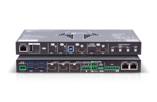 Lightware UCX-4x3-HC40 Universal Matrix Switcher with HDMI 2.0 and USB-C Connectivity
