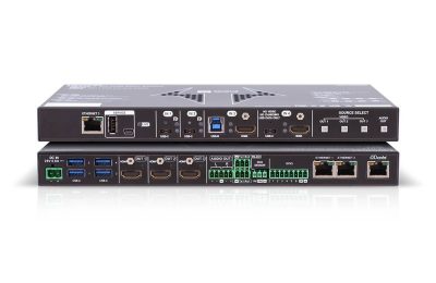 Lightware UCX-4x3-HC40-BD Universal Matrix Switcher with USB-C Connectivity and Dante USB Audio Bridge