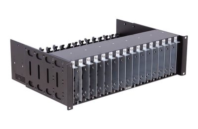 Lightware PRC-16-312 Powered Rackmount Cage for 16 Extenders